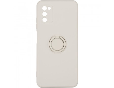 Чехол Gelius Ring Holder Case для Samsung A037 (A03s) Ivory White