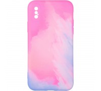 Watercolor Case для iPhone X Pink