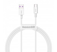 Кабель USB для зарядки Baseus Superior Series Type-C 66W (CATYS-02) White 1m