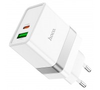 МЗП Hoco N21 Topspeed PD30W + QC3.0 charger (EU) White