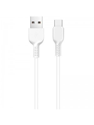 Кабель USB для зарядки Hoco X20 Flash Charged Type-C White 1m