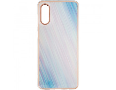 Чехол силиконовый Rainbow Silicone Case Samsung A022 (A02) Blue