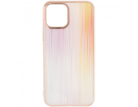 Чехол силиконовый Rainbow Silicone Case iPhone 12/12 Pro Pink