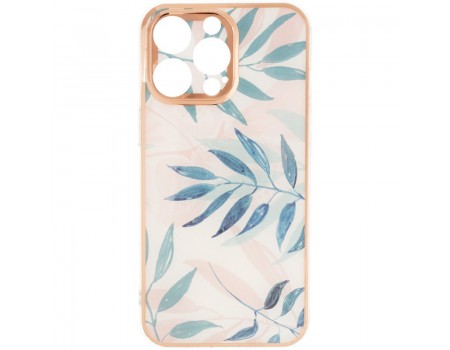 Чехол Gelius Leaf Case iPhone 13 Pro Pink Grass