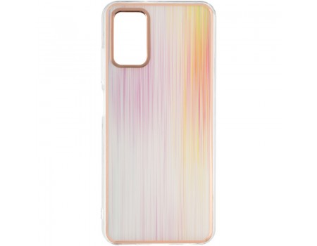 Чехол силиконовый Rainbow Silicone Case Samsung A025 (A02s) Pink