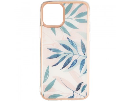 Чехол Gelius Leaf Case iPhone 11 Pro Pink Grass