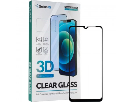 Защитное стекло Gelius Pro 3D для Samsung A032 (A03 Core)/A035 (A03) Black