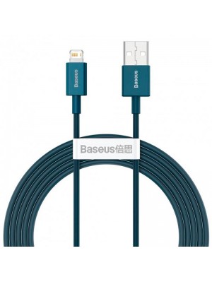 Кабель USB для зарядки Baseus Superior Series Lightning 2.4A (CALYS-C03) Blue 2m