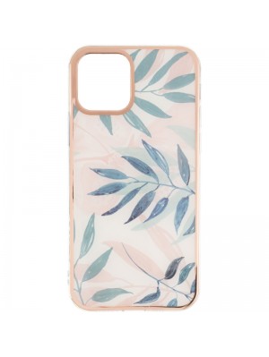 Чехол Gelius Leaf Case iPhone 12 Pro Pink Grass