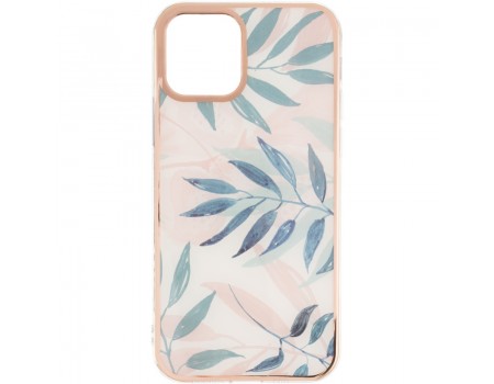 Чехол Gelius Leaf Case iPhone 12 Pro Pink Grass