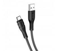 Кабель Hoco X67 5A Nano silicone fast charging data cable for Type-C black